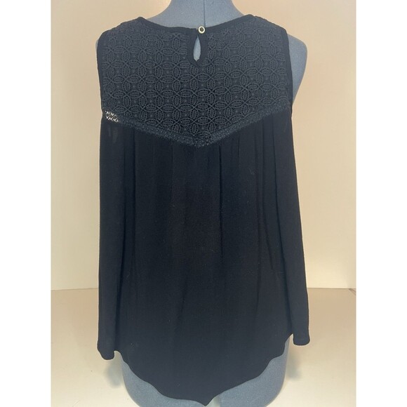 Democracy Black Tank Blouse 1X - Picture 3 of 7